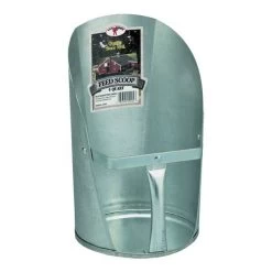 6-3/4-Inch 4-Qt Capacity Galvanized Steel Feed Scoop