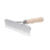 Fluffer Comb With Wood Handle & Stainless Steel Replaceable Blade -Farm And Ranch Store 102131375