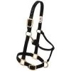 Black Nylon Yearling Adjustable Halter