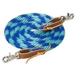 Blue & Turquoise Roper Rein