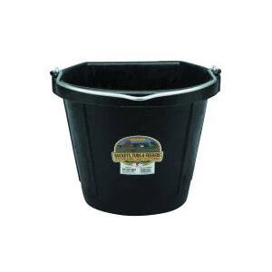 20-Quart Black Rubber Bucket 4 20-Quart Black Rubber Bucket - Image 2