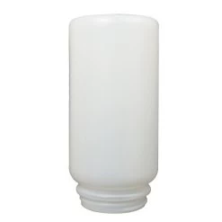 1 -Quart Capacity White Plastic Screw Mounting Feeding/Watering Jar