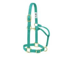 3/4-Inch Emerald Green Original Adjustable Chin & Throat Snap Halter