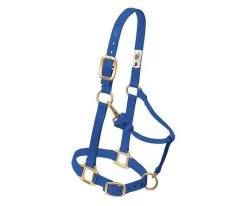1-Inch Blue Original Adjustable Chin & Throat Snap Halter