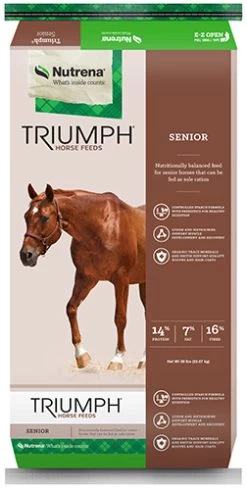 Triumph Senior Horse Feed, 50-Pound