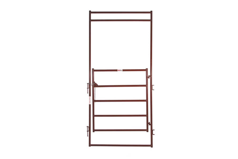 4-Foot Red 5-Bar Valu-Line Walk-Thru 4 4-Foot Red 5-Bar Valu-Line Walk-Thru - Image 2
