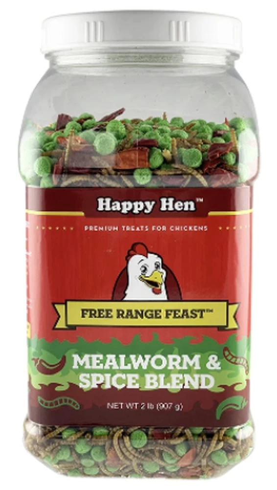 2-Pound Happy Hen Mealworm/Spice Free Range Feast 3 2-Pound Happy Hen Mealworm/Spice Free Range Feast