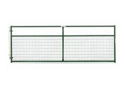 14-Foot Green Watchman Series 2 X 4-Inch Wire-Filled Mesh Gate