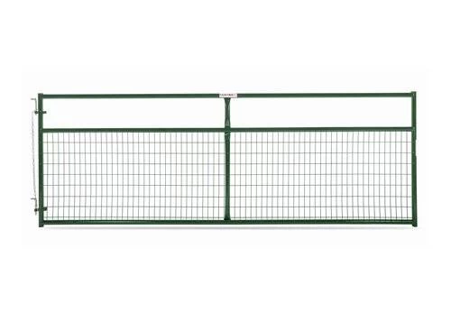 12-Foot Green Watchman Series 2 X 4-Inch Wire-Filled Mesh Gate 3 12-Foot Green Watchman Series 2 X 4-Inch Wire-Filled Mesh Gate