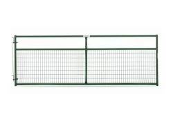 6-Foot Green Watchman Series 2 X 4-Inch Wire-Filled Mesh Gate