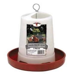 Hanging Plastic Poultry Feeder 3-Pound
