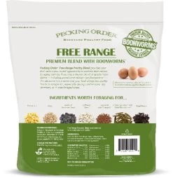 10-Pound Free Range Premium Blend With Boonworms Poultry Food