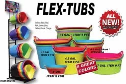 5-Quart Red Flex Tub