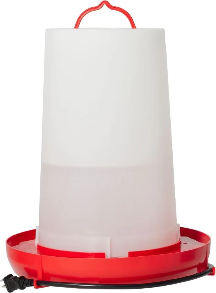 3-Gallon, Plastic Heated All-Season Poultry Fountain 4 3-Gallon, Plastic Heated All-Season Poultry Fountain - Image 2