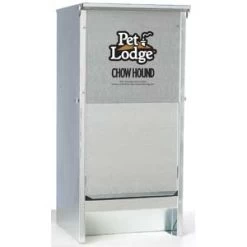 Chow Hound Automatic Galvanized Pet Feeder 12-Lb