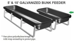 5-Foot Cattle Bunk Feeder