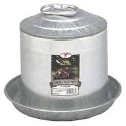 2-Gallon Galvanized Poultry Fount
