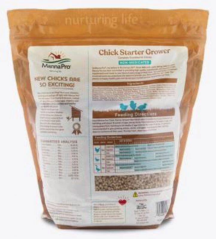 5-Lb Chick Starter Grower Non-Medicated Crumbles 3 5-Lb Chick Starter Grower Non-Medicated Crumbles