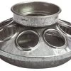 Miller Galvanized Round Chick Feeder