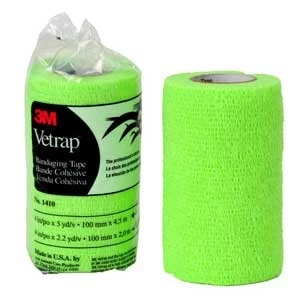 Vetrap Self-Adherent Wrap 4 In X 5 Yd Lime Green 3 Vetrap Self-Adherent Wrap 4 In X 5 Yd Lime Green