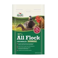 8-Pound 16% All Flock Crumbles With ProBiotic
