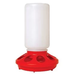 1-Quart, Red, Screw-On, Feeder Base