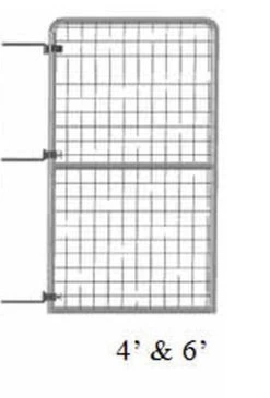 4 X 8-Foot 16-Gauge Deerproof Gate With Mesh