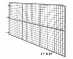14 X 8-Foot 16-Gauge Deerproof Gate With Mesh