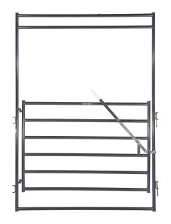 6-Foot Gray Equimax Series Horse Walk-Thru Panel