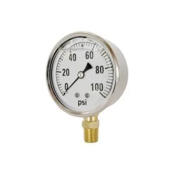 Stainless Steel Liquid Filled Pressure Gauge
