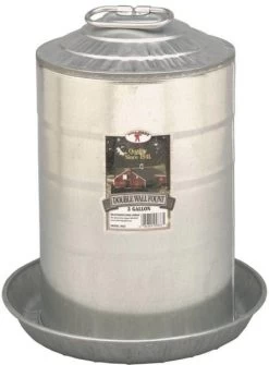 3-Gallon Double Wall Poultry Fountain