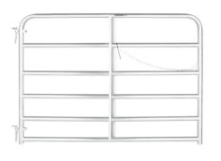 6-Foot 6-Bar Galvanized American Series Gate