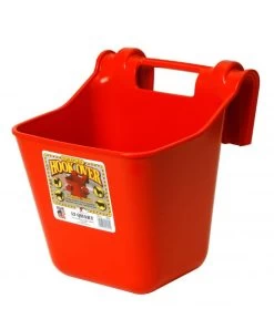 Red 12-Qt Volume Plastic Hook Over Feeder