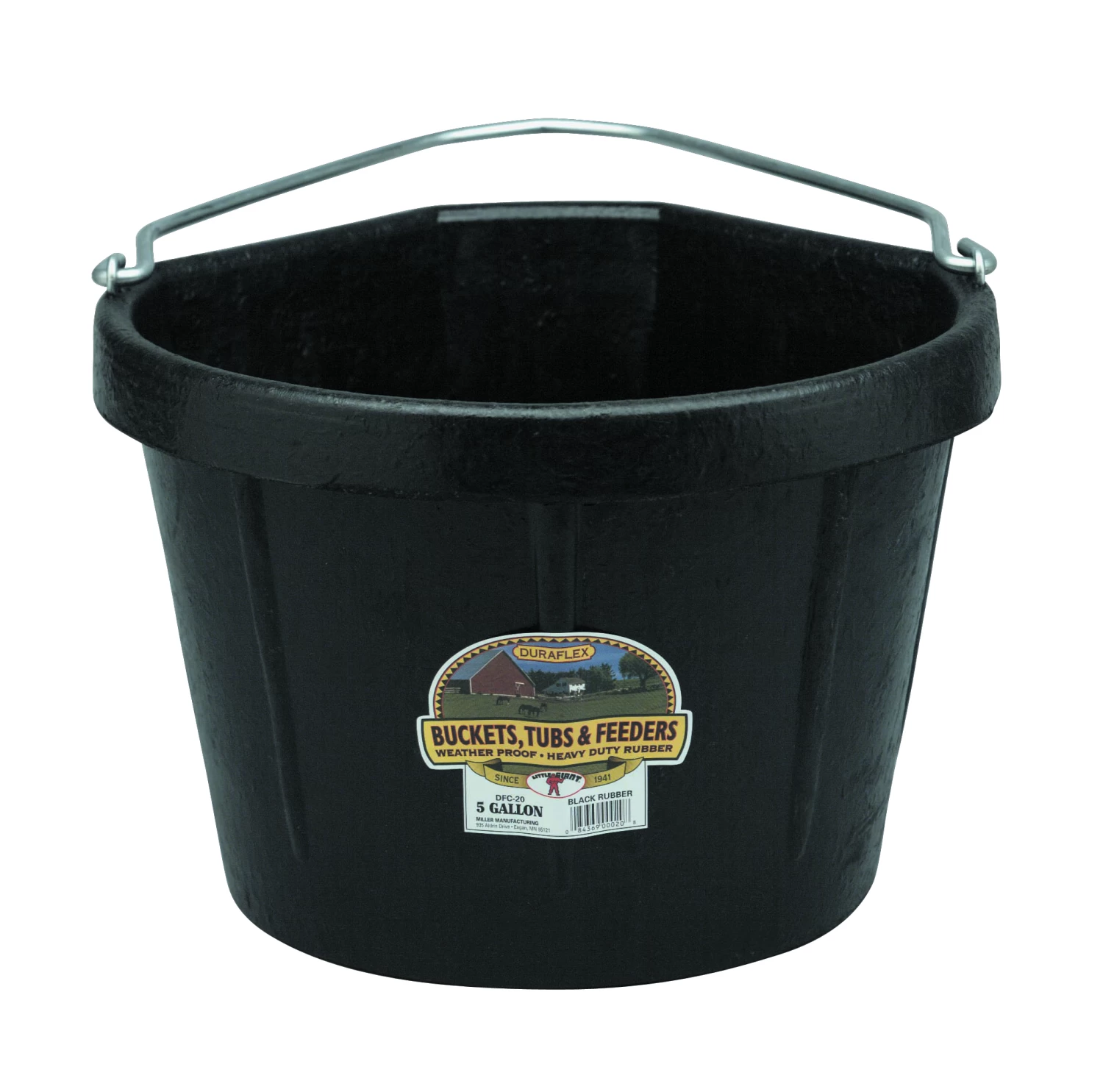 Miller 5-Gallon Rubber Corner Bucket 3 Miller 5-Gallon Rubber Corner Bucket