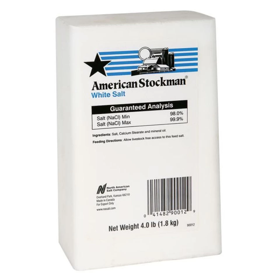 4-Pound American Stockman White Big 6 Brick, Each 5 4-Pound American Stockman White Big 6 Brick, Each - Image 3