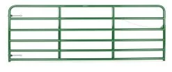 6-Foot 6-Bar Green Bullmax Series Heavy Duty Gate