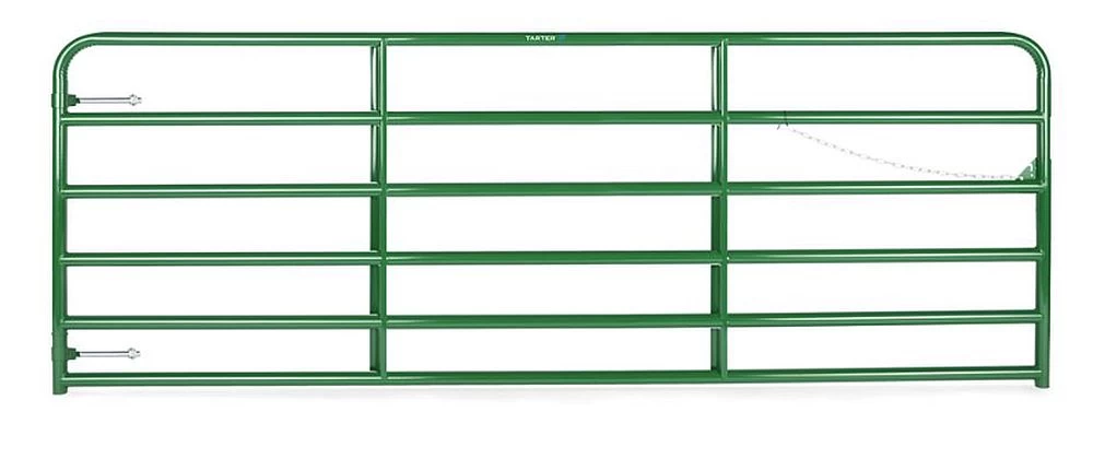 12-Foot 6-Bar Green Bullmax Series Heavy Duty Gate 3 12-Foot 6-Bar Green Bullmax Series Heavy Duty Gate