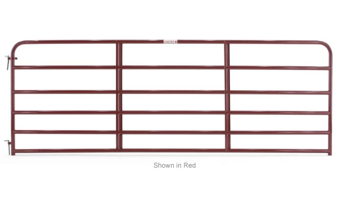 18-Foot 6-Bar Red American Series Gate 3 18-Foot 6-Bar Red American Series Gate
