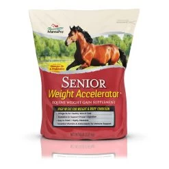 8-Pound Senior Weight Accelerator Equine Weight Gain Supplement