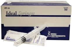 Ideal 12cc Disposable Syringes, Luer Lock- Syringe Only