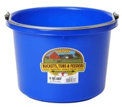 Miller 8-Quart Blue Plastic Bucket