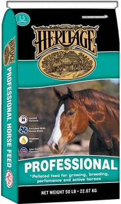 50-Pound Heritage Professional Pelleted Horse Feed