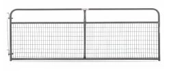 12-Foot Gray Watchman Series Wire Mesh Gate