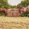 8-Foot 3-Piece Equine Pro Hay Feeder With Legs -Farm And Ranch Store 8675357B