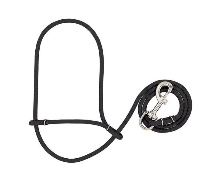 Black Rope Sheep Halter With Snap Lock 3 Black Rope Sheep Halter With Snap Lock