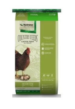 50-Pound Country Feeds 16% Layer Pellets Poultry Feed