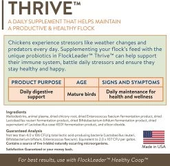 Thrive 8-Ounce Daily Probiotic And Prebiotic Water Chicken Supplement For Chickens 8+ Weeks Old -Farm And Ranch Store 9623968 ep 1677465798 2