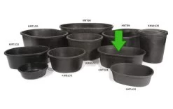 40-Gallon Oval Black Tuff Tank