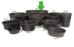 180-Gallon Oval Black Tuff Tank