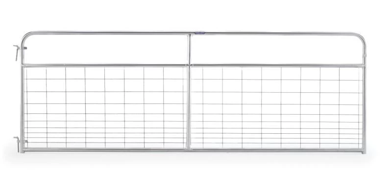 12-Foot Galvanized Watchman Series Wire-Filled Tube Gate 3 12-Foot Galvanized Watchman Series Wire-Filled Tube Gate